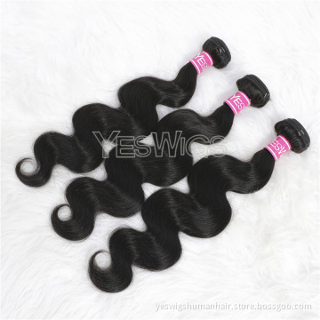 Real Human Hair Vendor Body Wave Peruvian Mink Human Hair Bundle Extension Wholesale Peruvian Body Wave Human Hair Weave Bundles